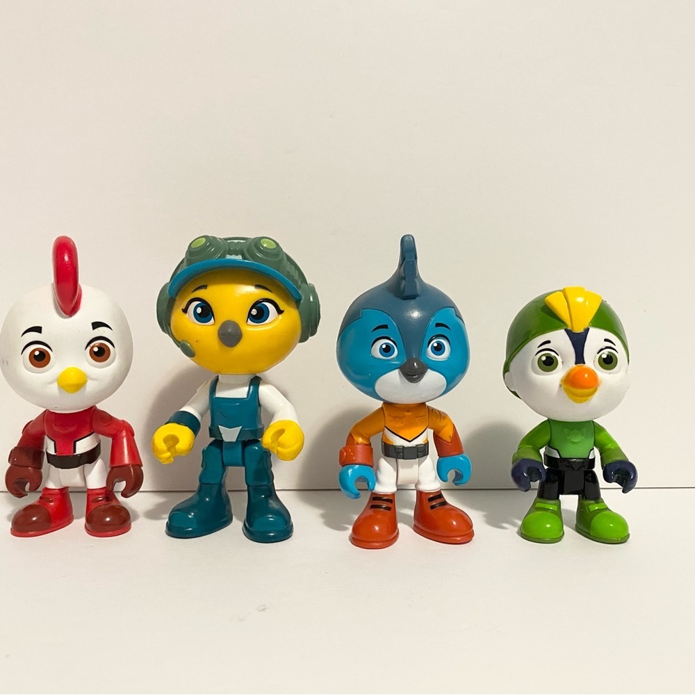 Hasbro Playskool Nick Jr Top Wing Figures Set of 4 Bea Brody Penny Rod Toy Lot
